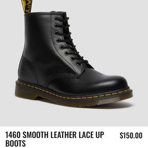 Almost new (men’s) black Doc Marten 1460 boots
